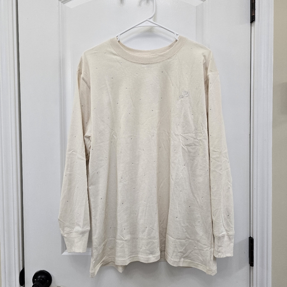 PINK Victoria's Secret bling campus long-sleeved tee